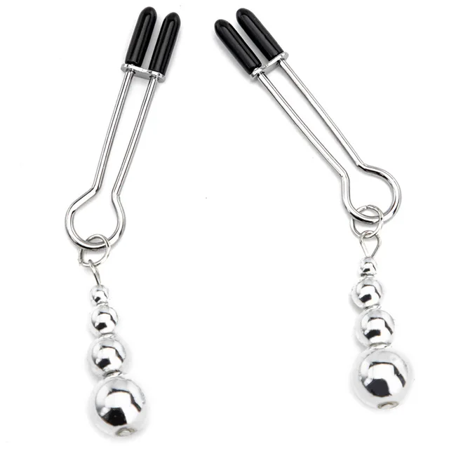 BDSM-Pinces à tétons avec clochettes en métal